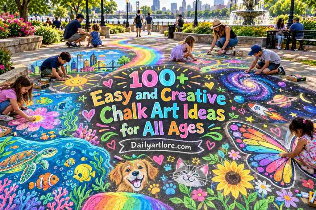 100+ Amazing Chalk Art Ideas for People of All Ages