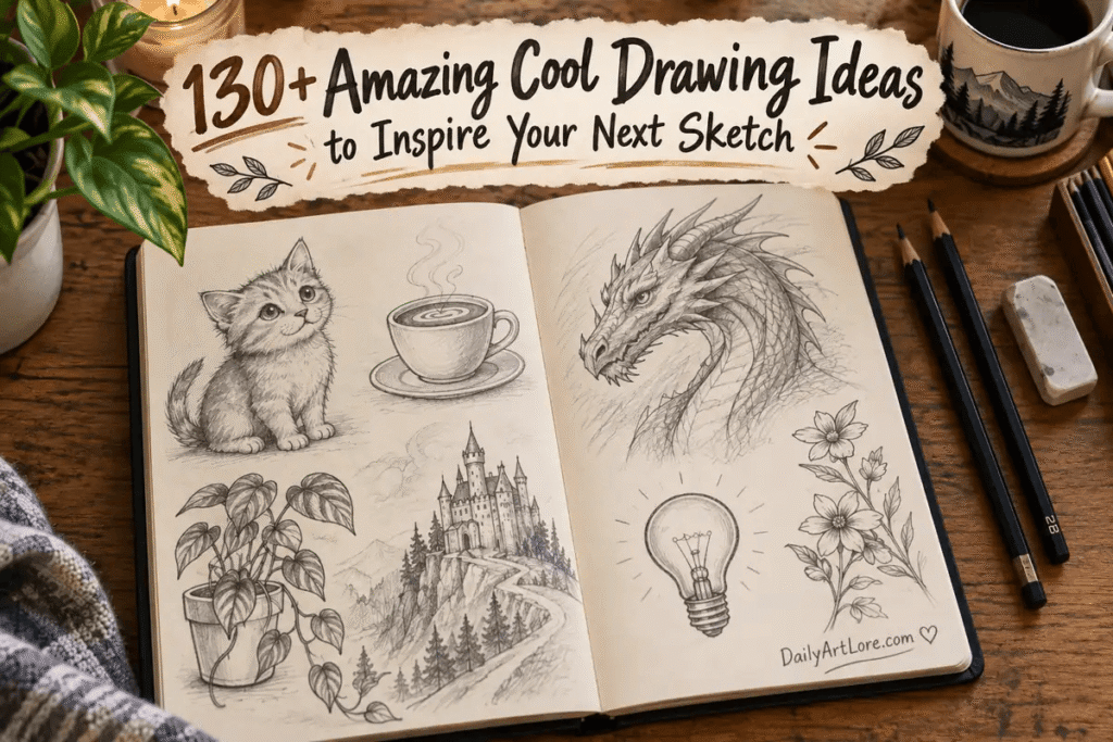 130+ Cool Drawing Ideas for Creative Sketch Inspiration